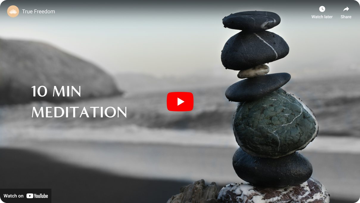 Meditation silhouette in warm sunrise light